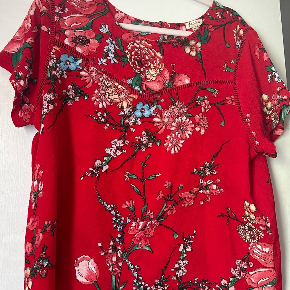 Beautiful Red Blouse